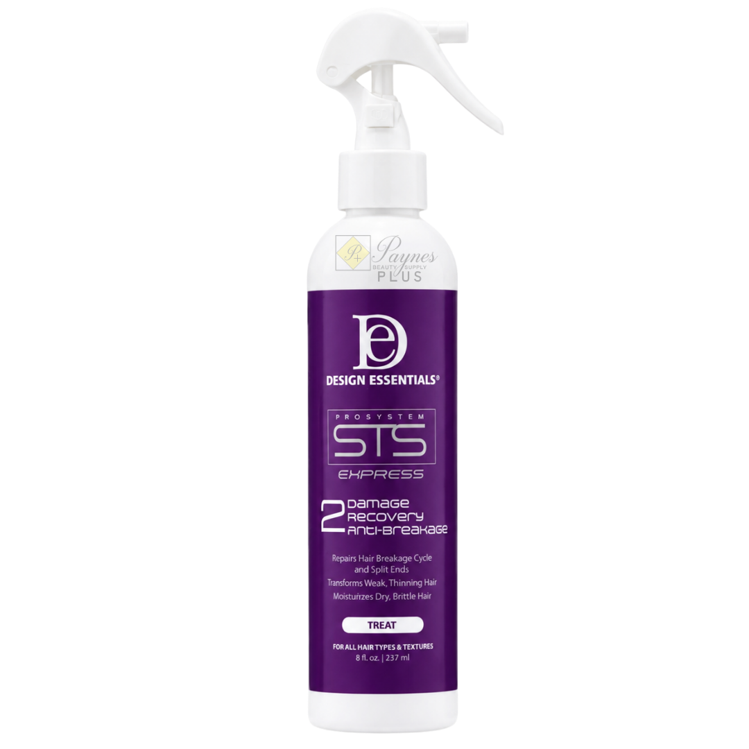 Design Essentials STS Express Damage Recovery Anti‑Breakage Treatment, Step 3 strengthening and repair formula.