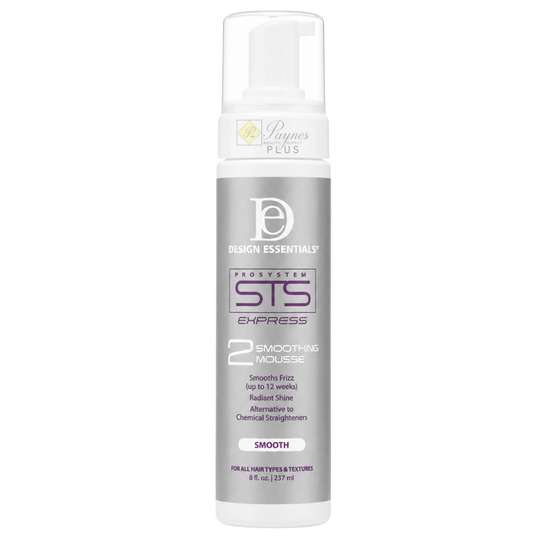 Design Essentials STS Express Smoothing Mousse Max Smooth Formula, Step 2 professional smoothing treatment.