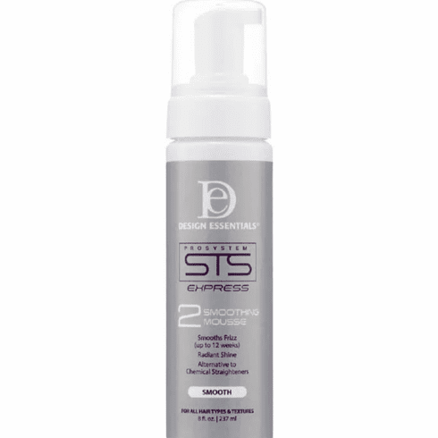 Design Essentials STS Express Smoothing Mousse Max Smooth Formula, Step 2 professional smoothing treatment.