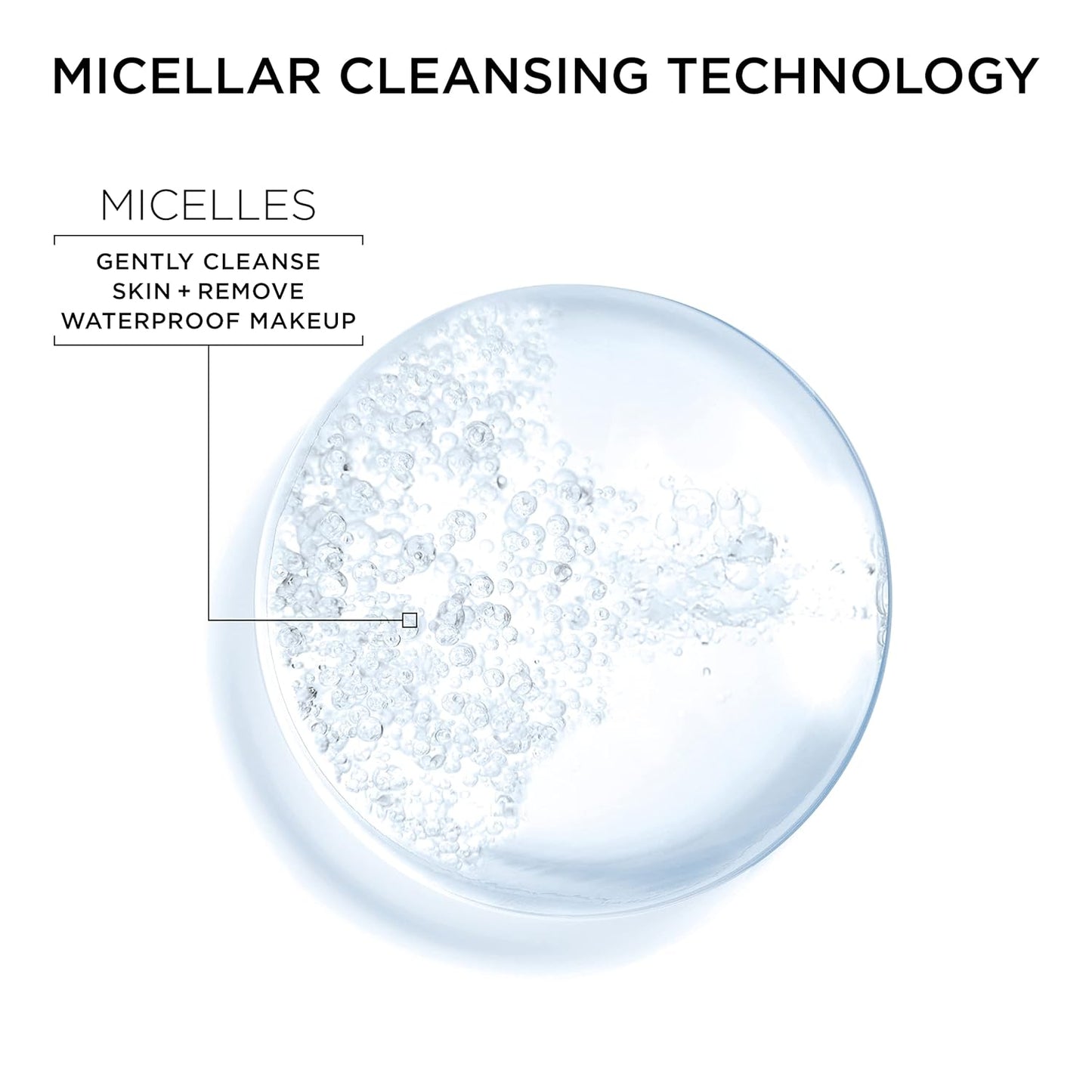 Micellar Cleansing Water Duo – All‑Skin‑Types Makeup Remover (13.5oz) + Waterproof Makeup Micellar Cleanser (3.4oz), Gentle, Hydrating, No‑Rinse Formula