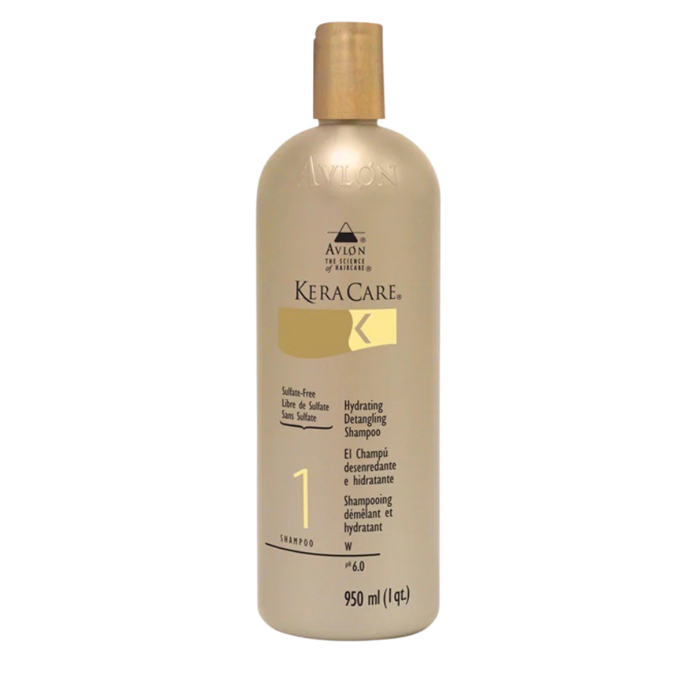 KeraCare Hydrating Detangling Shampoo sulfate free 32oz moisturizing shampoo for soft detangled hair