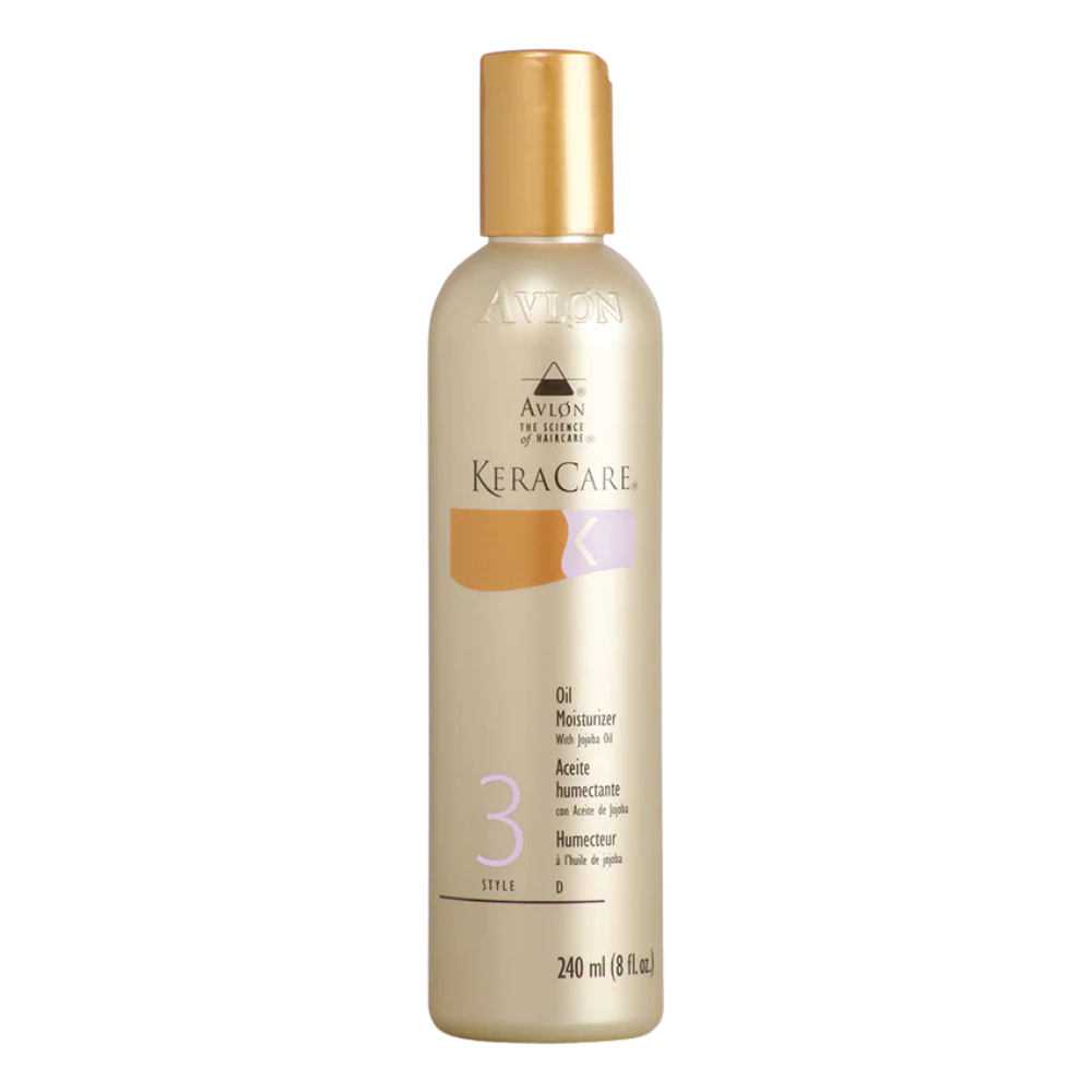 KeraCare Oil Moisturizer with Jojoba Oil 8oz for moisturizing dry hair and adding shine without grease