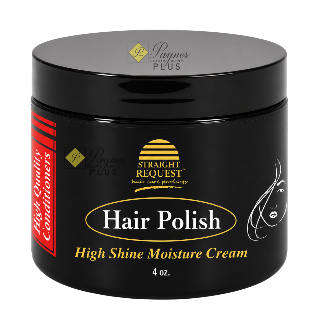 Straight Request Hair Polish high‑shine moisture cream for smooth, glossy hair.
