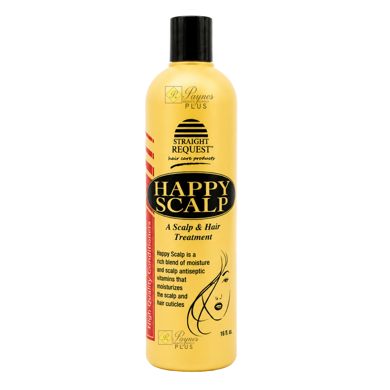 Straight Request Happy Scalp soothing treatment for itch relief and hydration.
