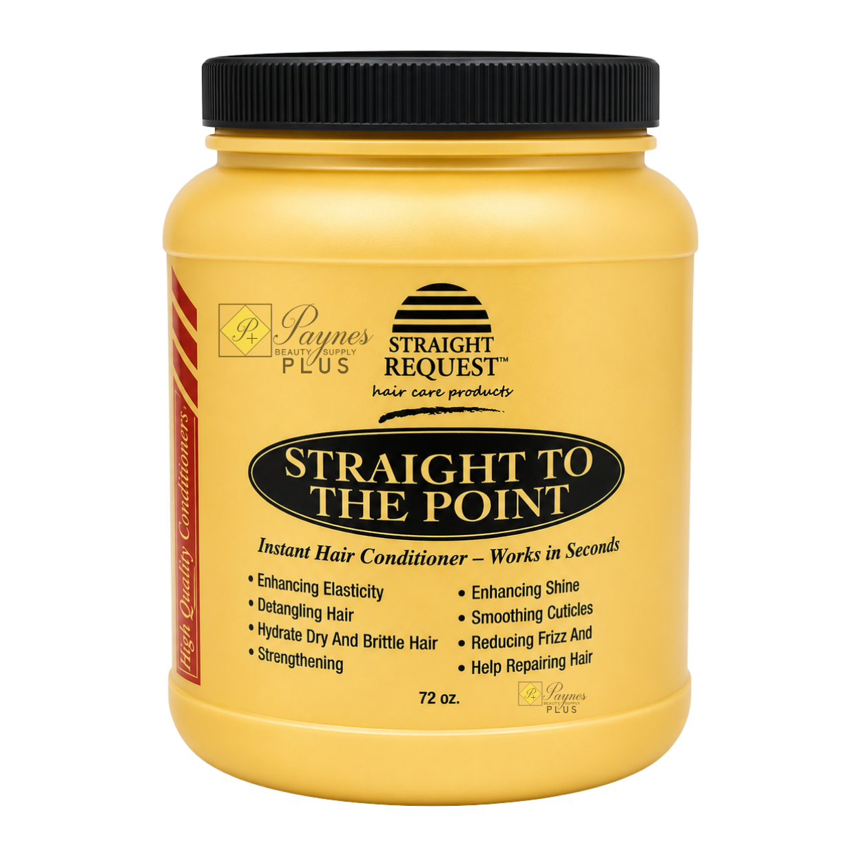Straight Request Straight To The Point Instant Conditioner for hydration, detangling, and frizz control.