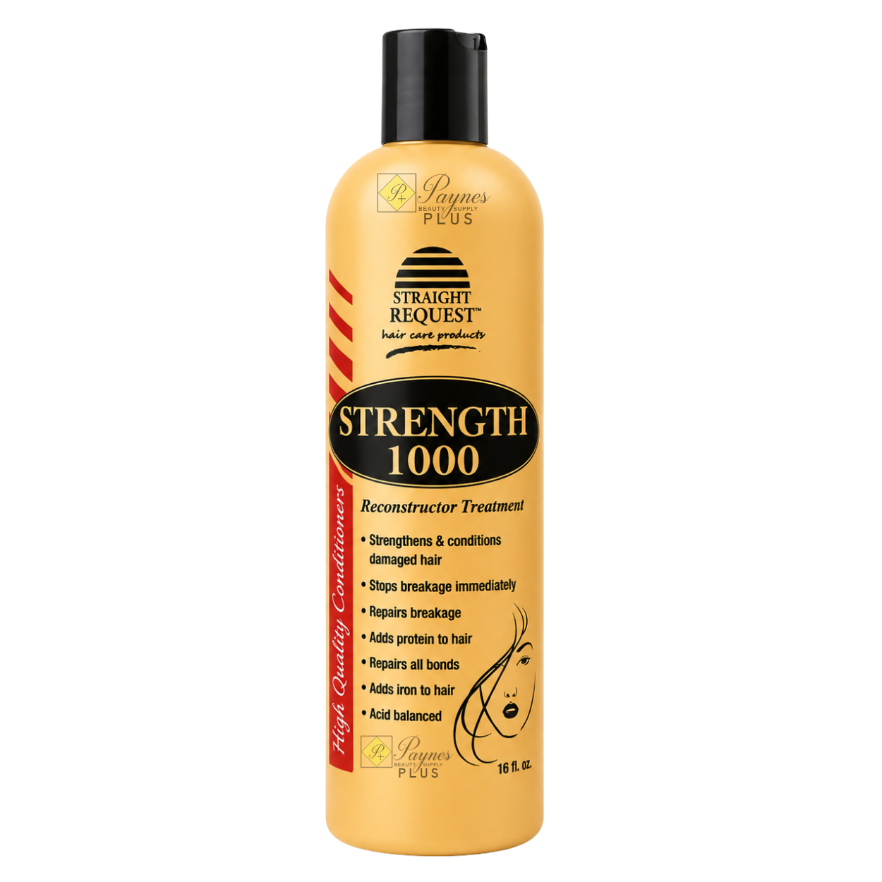 Straight Request Strength 1000 ultra‑strength protein treatment for severely damaged hair.