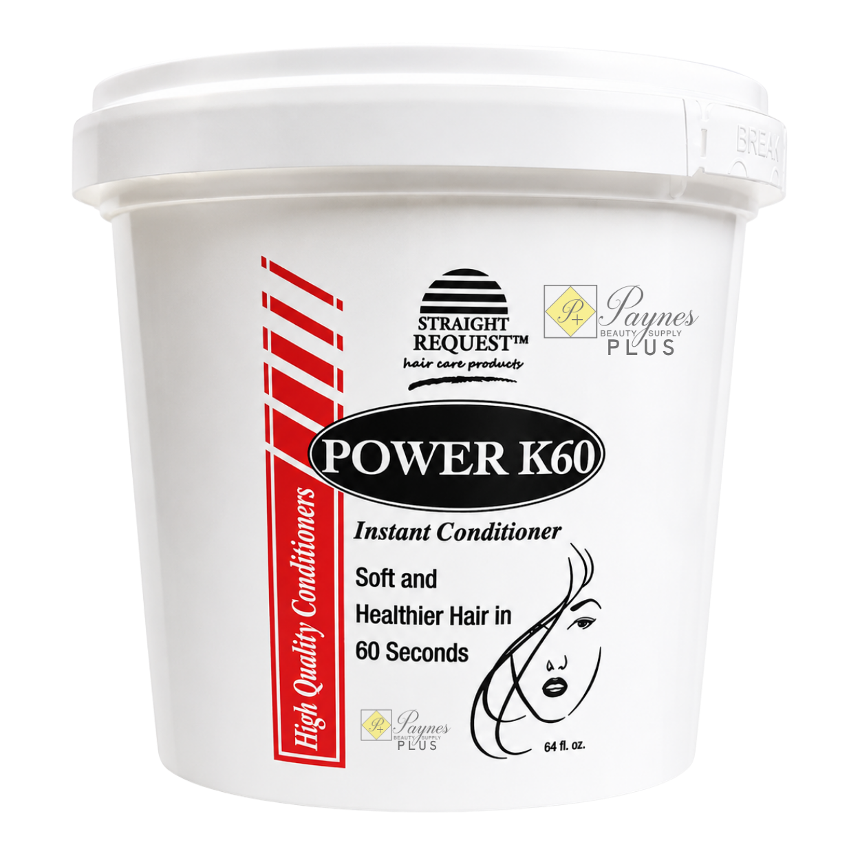 Straight Request Power K60 Conditioner 4 lbs deep conditioning treatment for strengthening, moisturizing, and repairing damaged hair