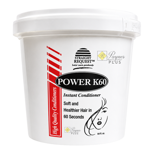 Straight Request Power K60 Conditioner 4 lbs deep conditioning treatment for strengthening, moisturizing, and repairing damaged hair