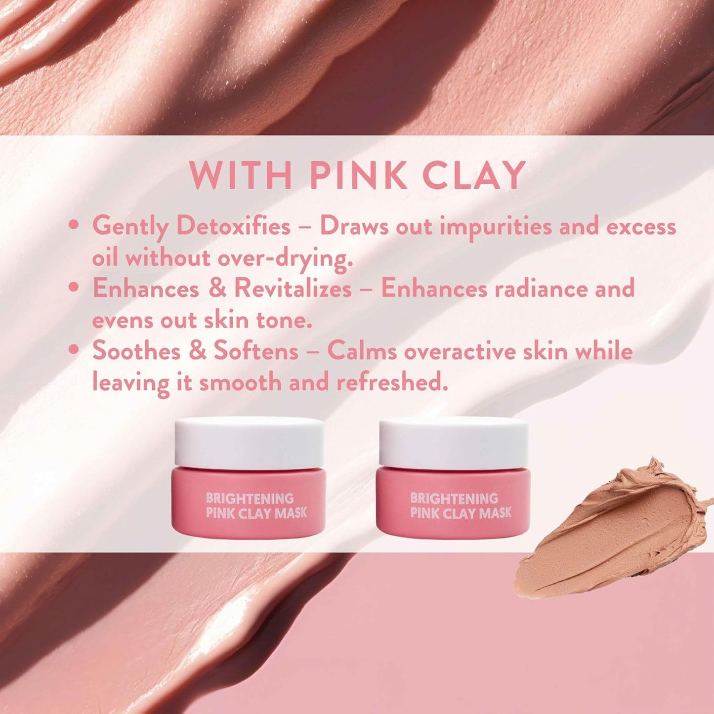 Hydrate, Brighten & Restore Skincare Set – Hyaluronic Acid, Q‑10, Pink Clay & Rose Collagen