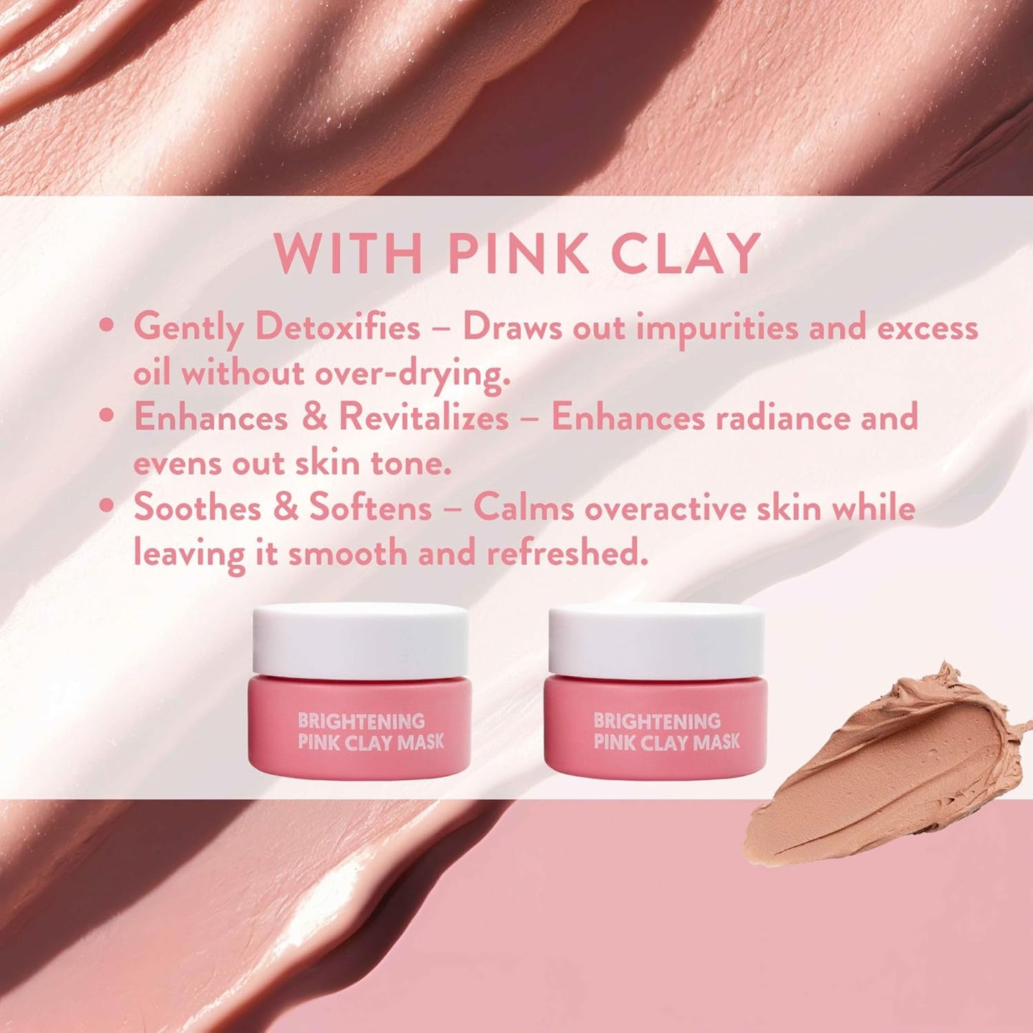 Hydrate, Brighten & Restore Skincare Set – Hyaluronic Acid, Q‑10, Pink Clay & Rose Collagen