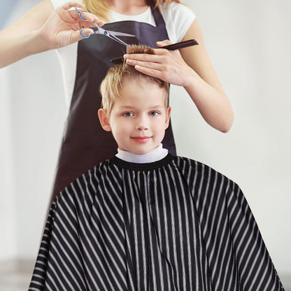 Professional Barber Cape & Neck Duster Brush Set – Waterproof Anti‑Static Hair Cutting Cape with Adjustable Elastic Neckline & Soft Nylon Bristle Brush