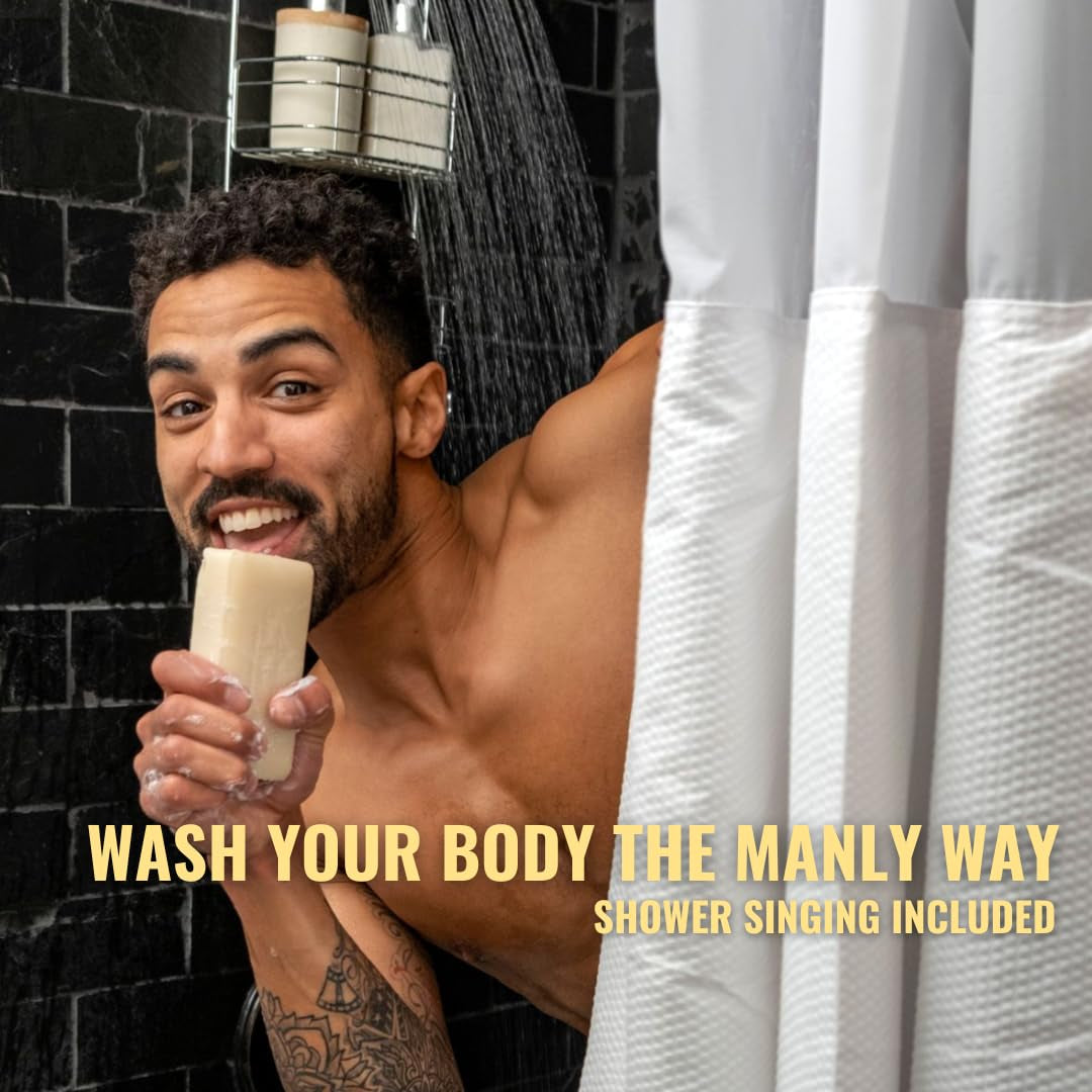 San Francisco Soap Co. Man Bar Gift Set – 3‑Piece Men’s Soap Collection, Clean Ingredients, All Skin Types, Made in the USA