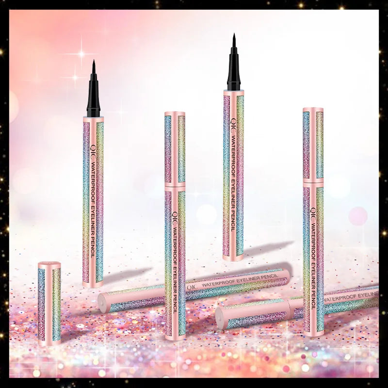 Starry Sky Black Liquid Eyeliner Pen – Waterproof, Quick‑Dry Precision Eye Liner for Long‑Lasting Bold Definition, Beauty Makeup for Women