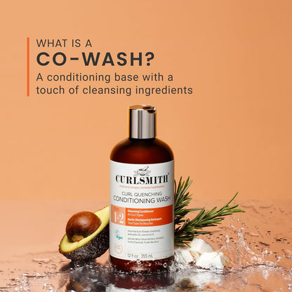 Curlsmith Curl Quenching Conditioning Wash – Gentle Cleansing Co‑Wash for Soft, Hydrated Curls