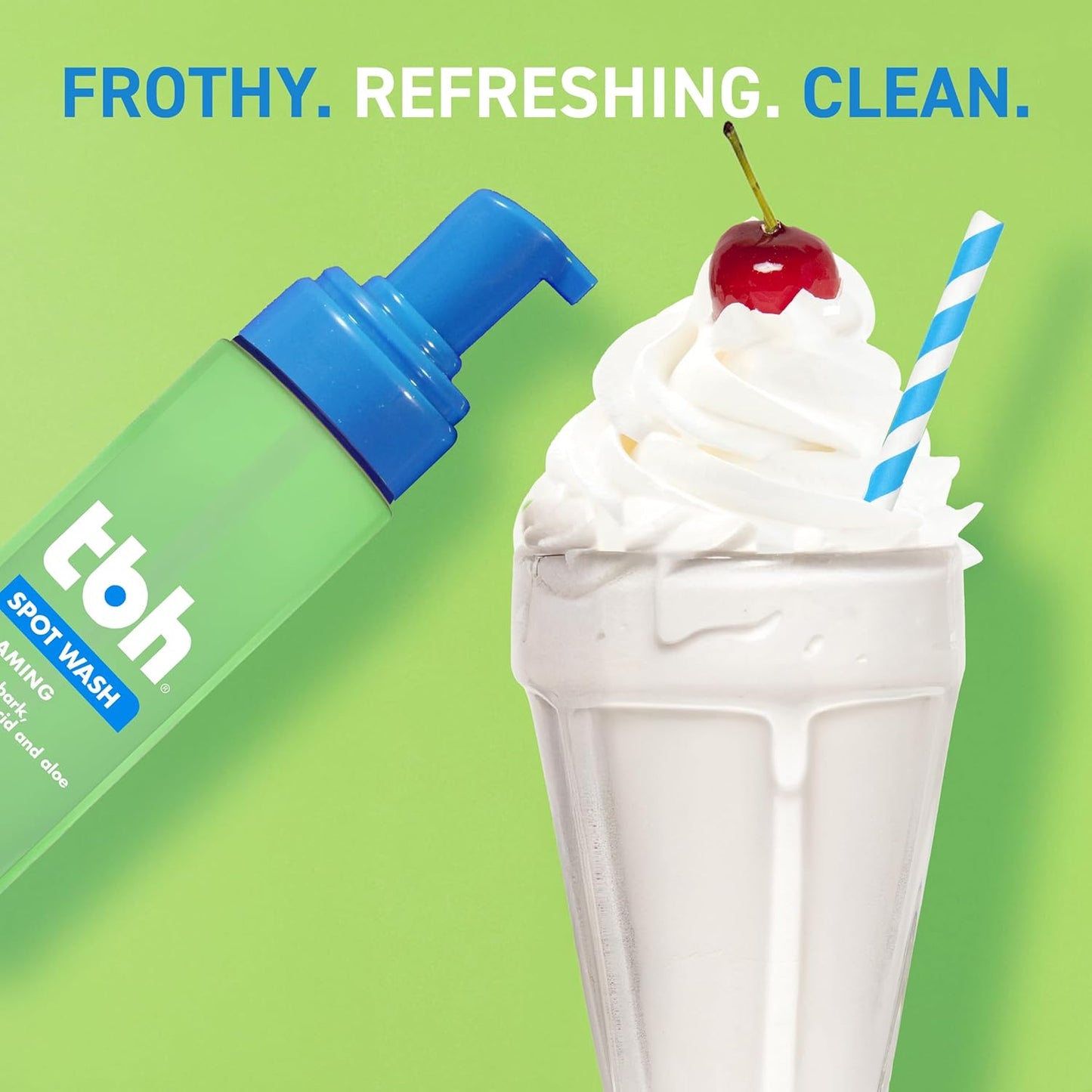 TBH Kids & Tween Foaming Face Wash – Gentle Salicylic Acid Cleanser for Breakout Control, Oil Balance & Sensitive Skin