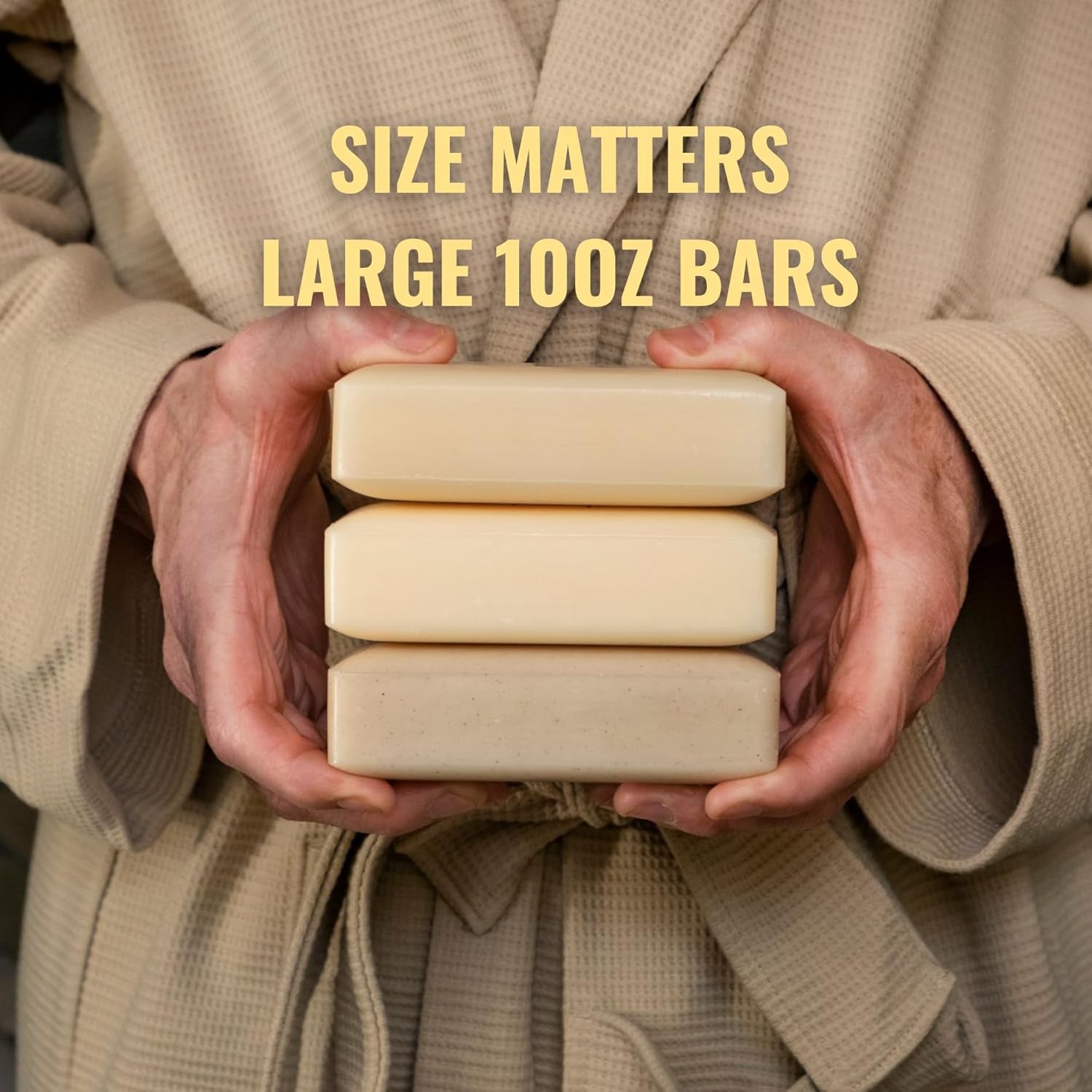 San Francisco Soap Co. Man Bar Gift Set – 3‑Piece Men’s Soap Collection, Clean Ingredients, All Skin Types, Made in the USA