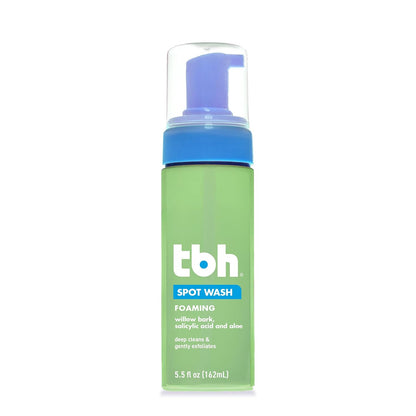 TBH Kids & Tween Foaming Face Wash – Gentle Salicylic Acid Cleanser for Breakout Control, Oil Balance & Sensitive Skin