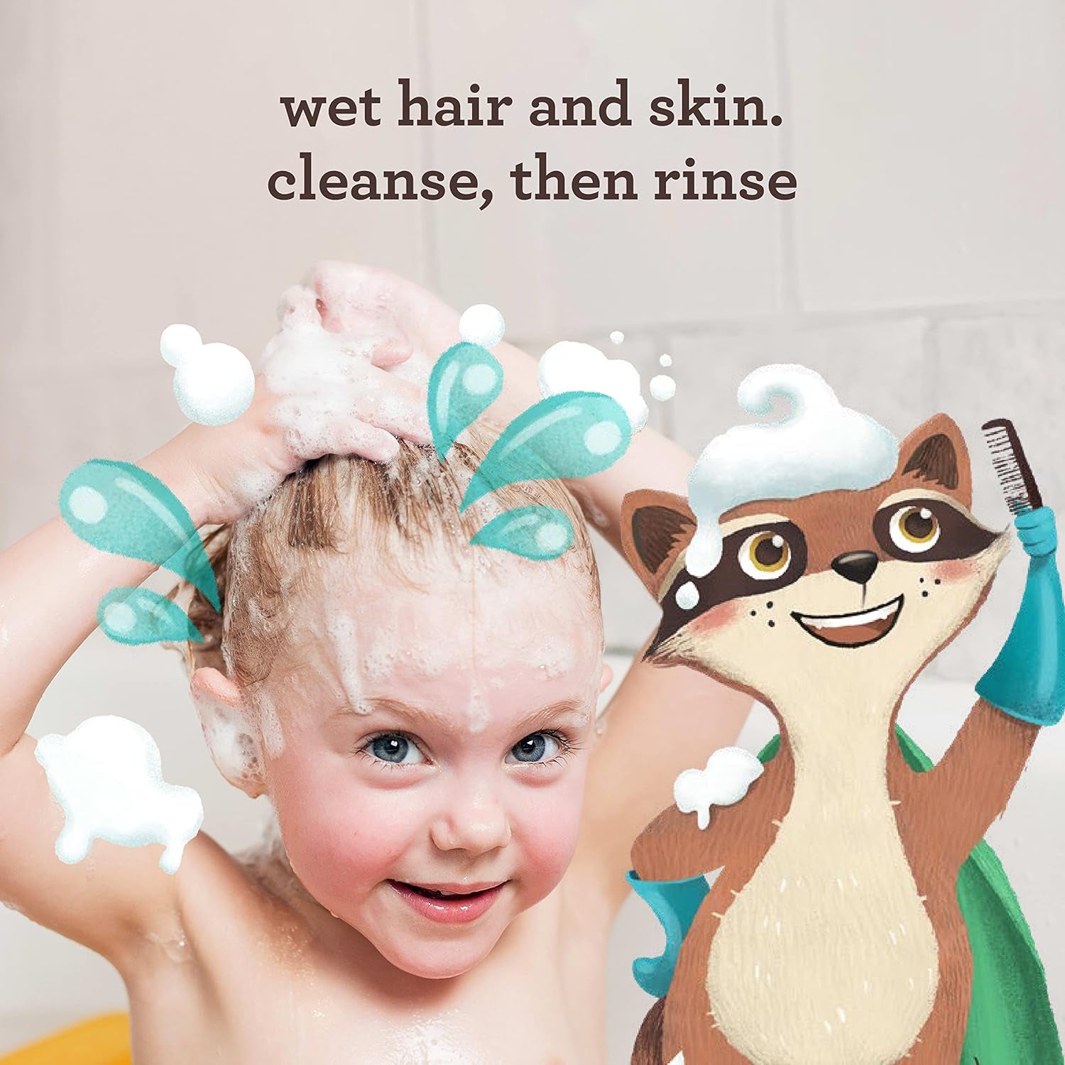 Aveeno Kids 2-in-1 Hydrating Shampoo & Conditioner with Oat Extract – 12 fl oz