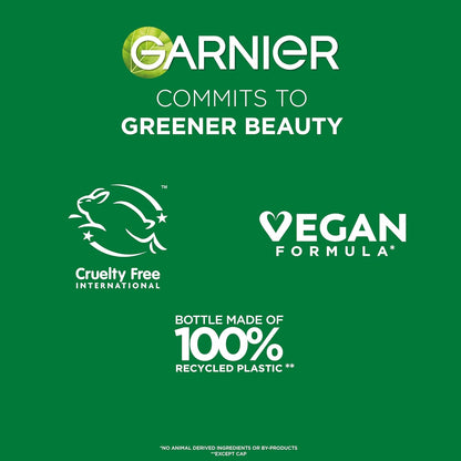 Garnier Fructis Sleek & Shine Shampoo & Conditioner Set – Plant Keratin + Argan Oil, Anti‑Frizz