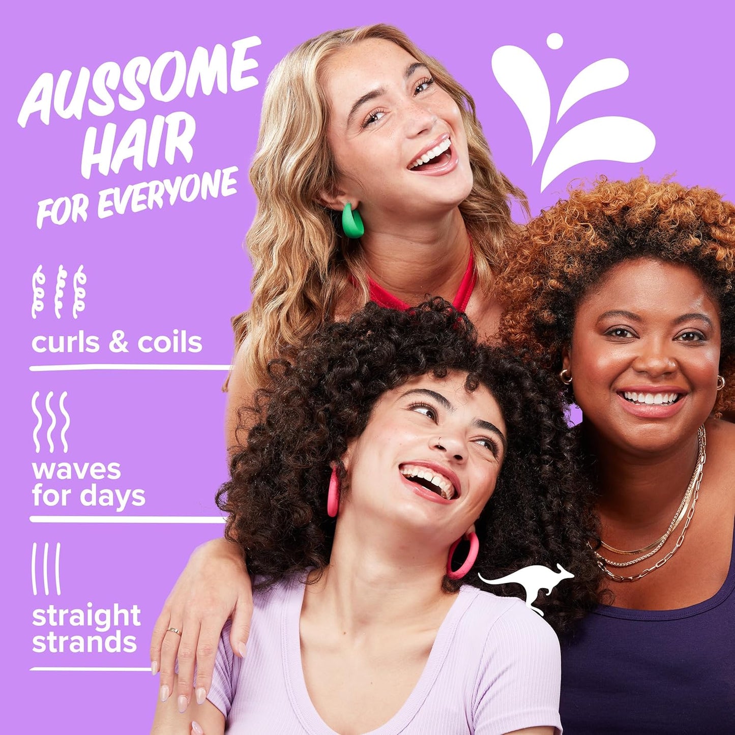 Aussie Miracle Moist Hydration Trio – Shampoo, Conditioner & 3‑Minute Deep Conditioner with Avocado Oil (Straight to Curly Hair)