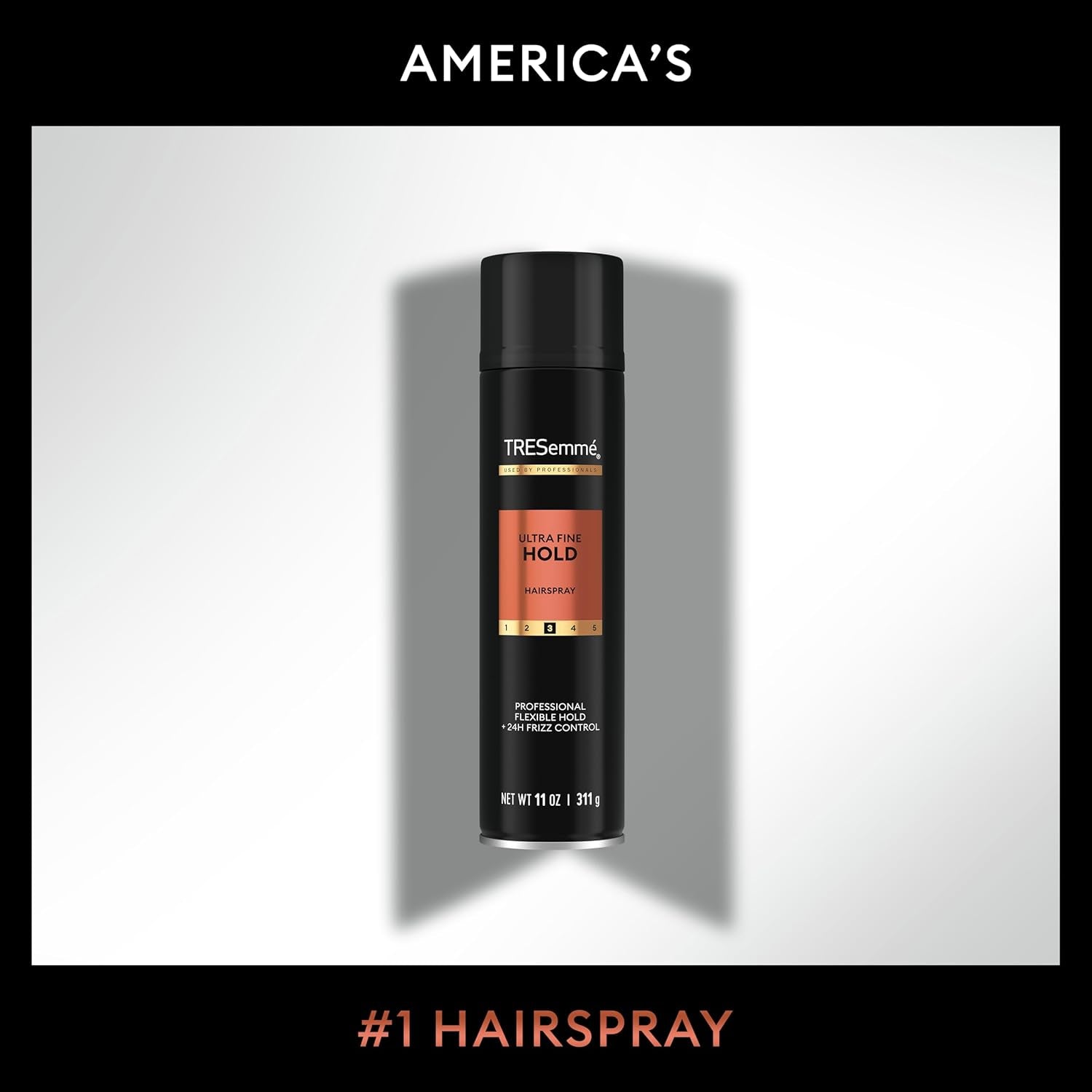 TRESemmé Ultra Fine Hairspray – Lightweight 24‑Hour Flexible Hold, Frizz Control & Touchable Finish, Professional Salon‑Quality Formula