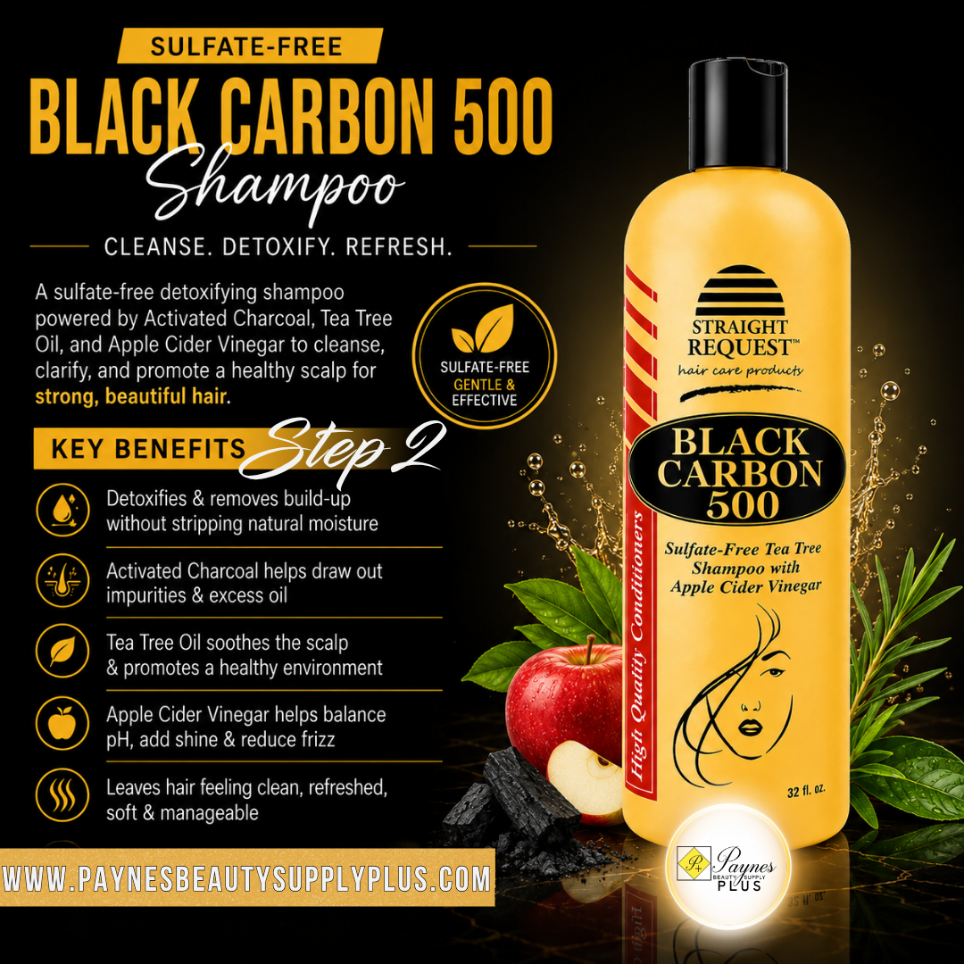 Straight Request 3-Step Detox System | Scalp Detox, Cleanse & Nourish Hair Care Kit