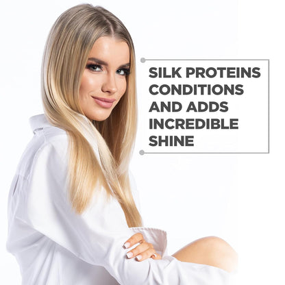 BioSilk Silk Therapy Conditioner – Moisture‑Replenishing Shine Conditioner with Silk Proteins & Botanical Extracts
