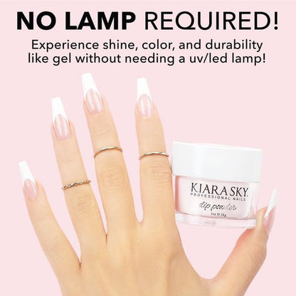 Kiara Sky Dip Powder Base Coat – Professional Strength, Long‑Lasting, No‑Lamp Application
