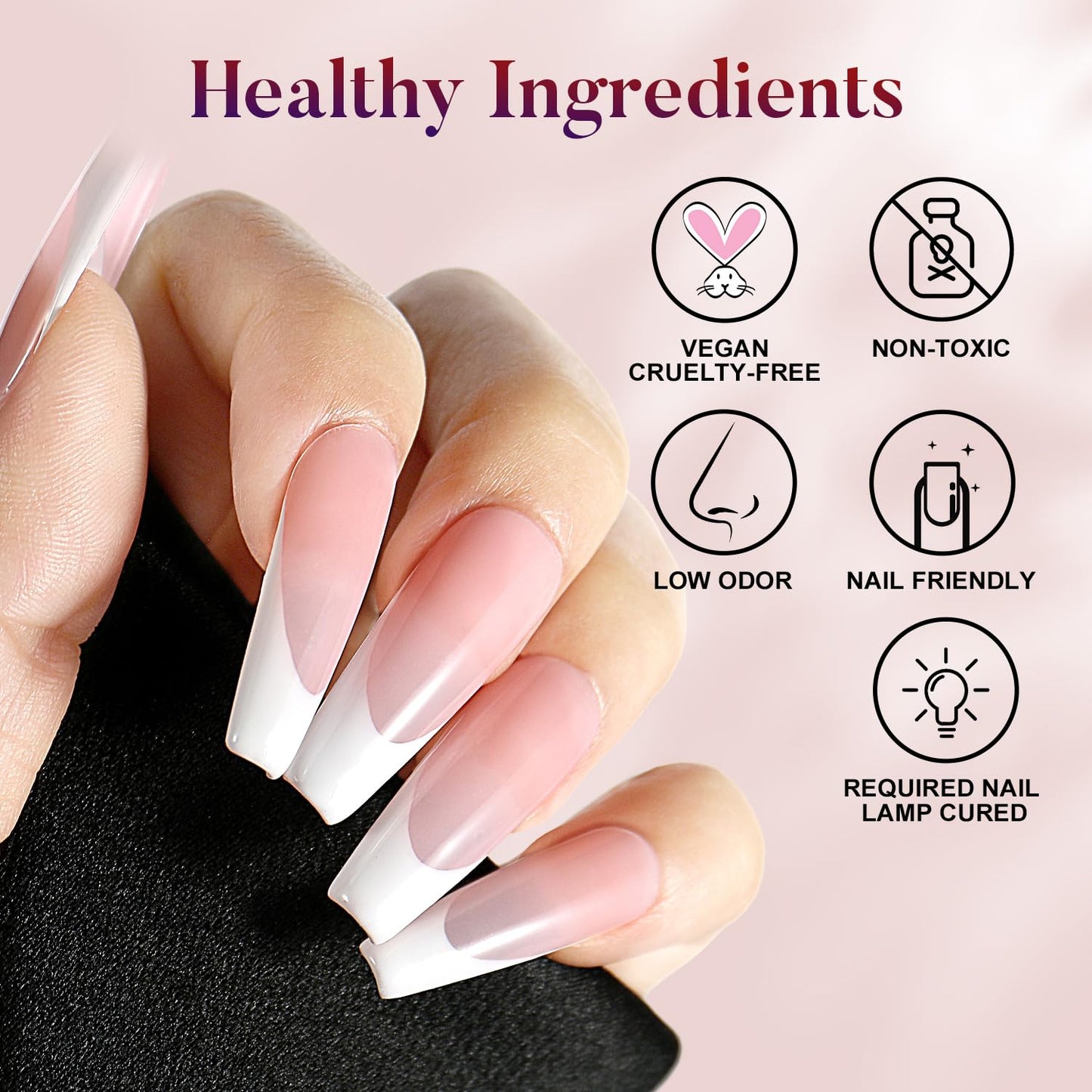 AIMEILI HEMA‑Free Base Coat – Vegan, Long‑Lasting 28+ Day Gel Foundation for Natural & Artificial Nails