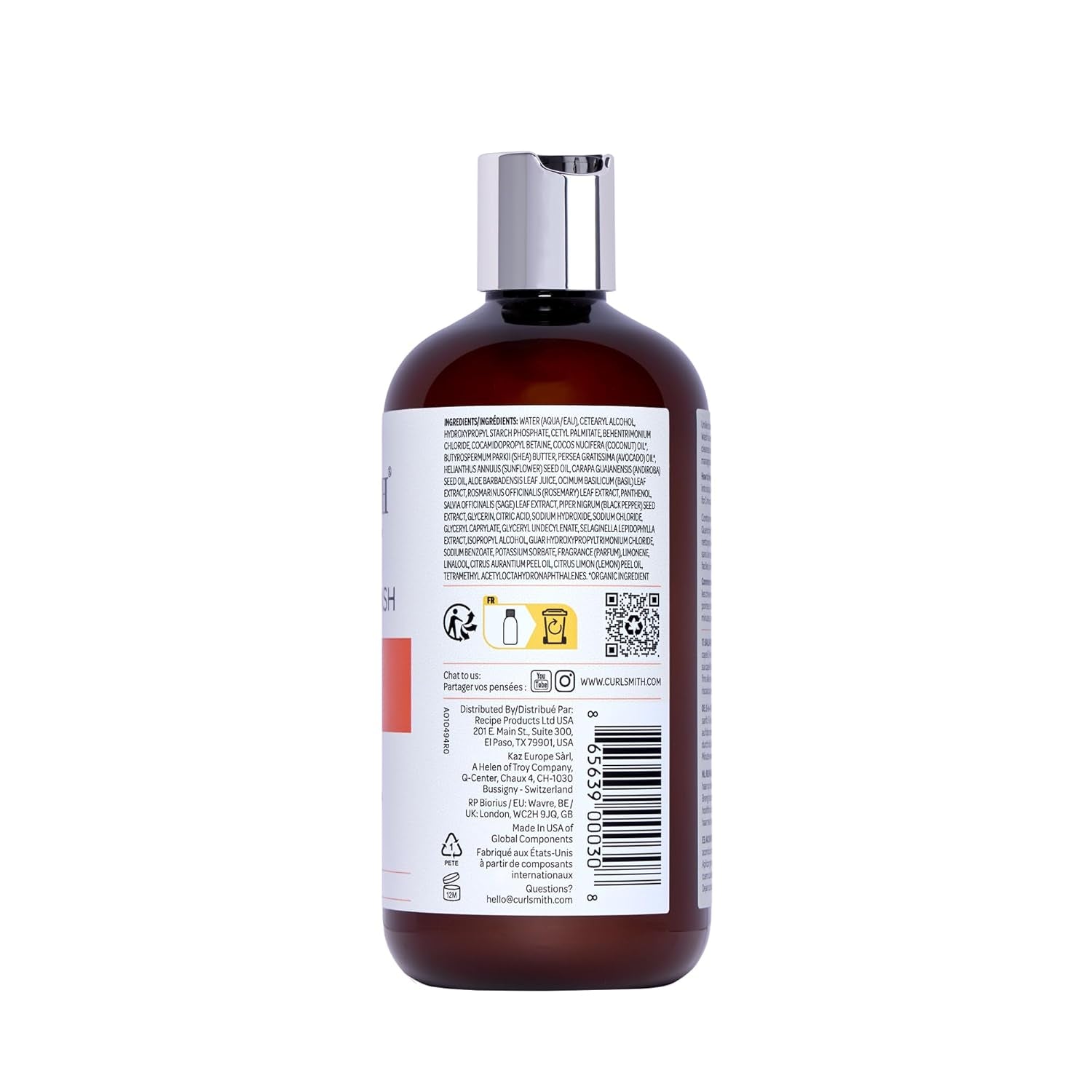 Curlsmith Curl Quenching Conditioning Wash – Gentle Cleansing Co‑Wash for Soft, Hydrated Curls