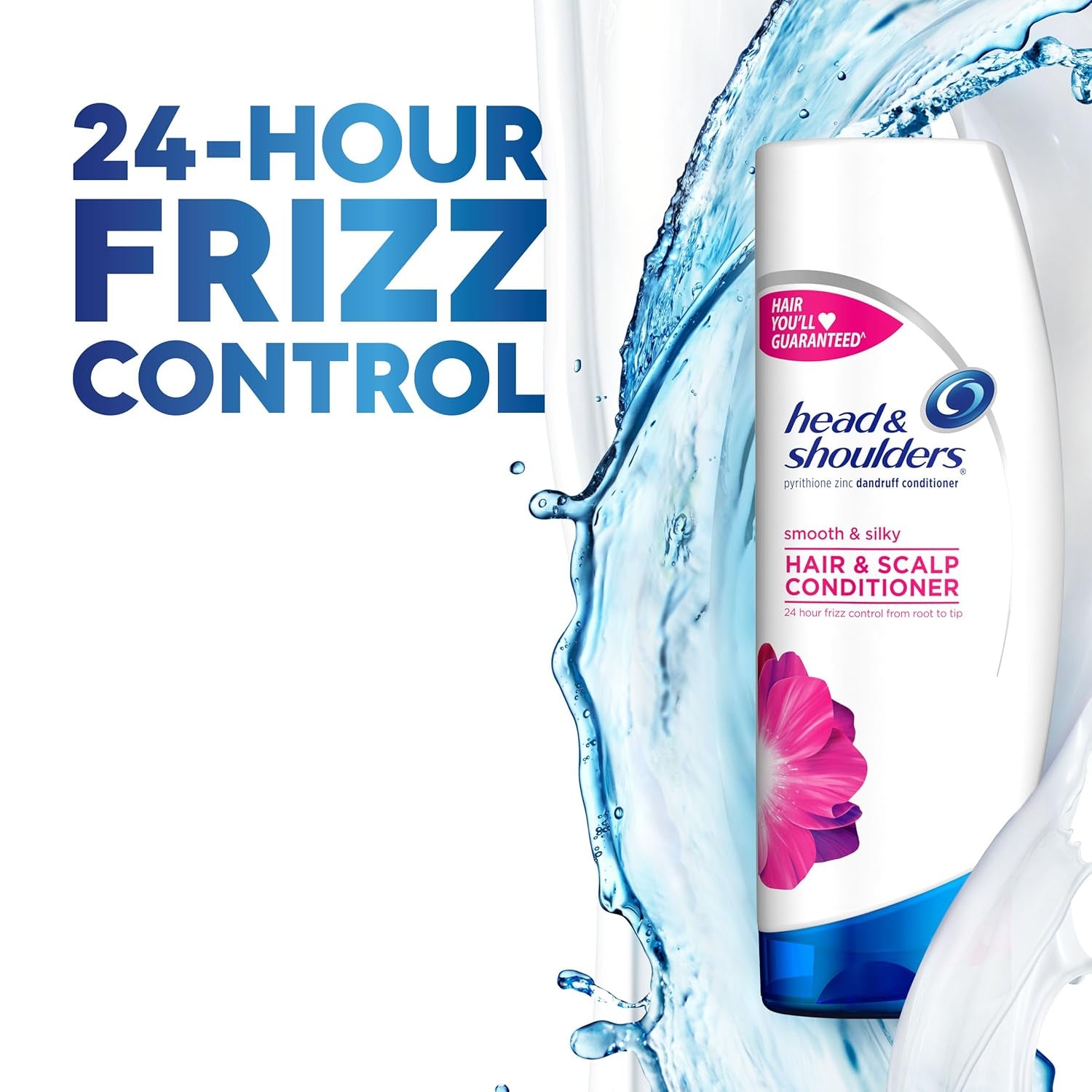 Head & Shoulders Smooth & Silky Shampoo & Conditioner Set – 12.8 fl oz Each