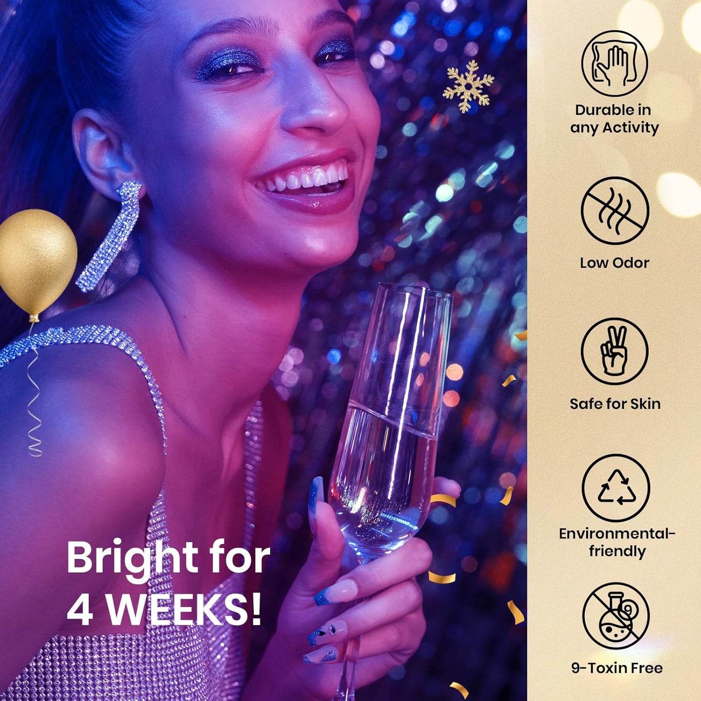 12‑Color Reflective Gel Liner Nail Polish Set – Diamond Glitter, Fine Brush Art Gel for Lines, French Tips & Designs