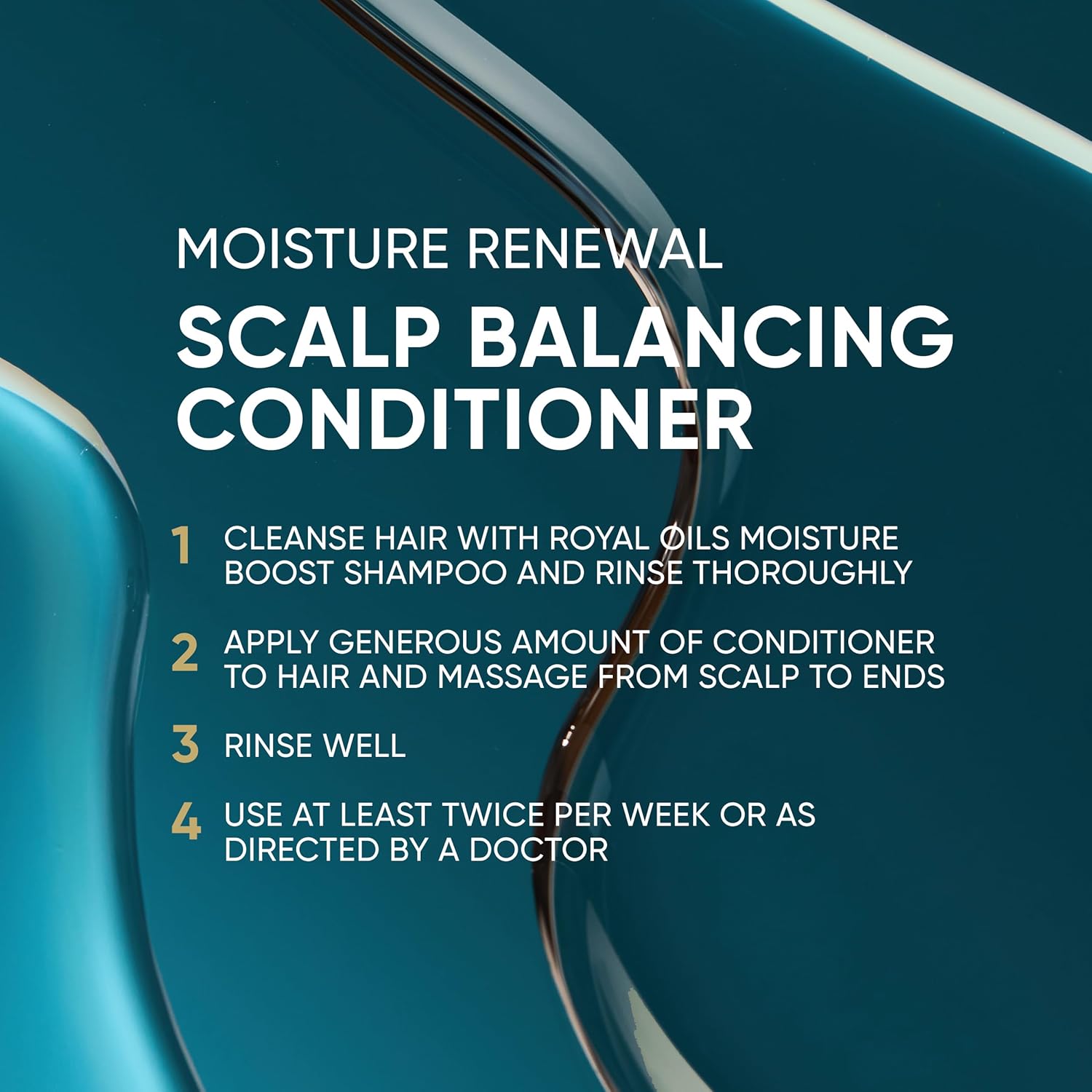 Head & Shoulders Royal Oils Moisture Boost Shampoo & Moisture Renewal Conditioner – Scalp Relief + Hydration for Natural, Curly & Coily Hair (31.4 oz Duo)