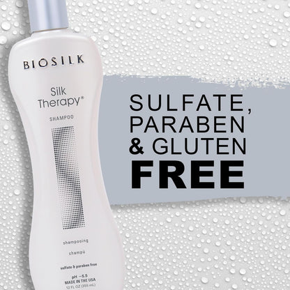 BioSilk Silk Therapy Shampoo – Gentle Cleansing with Silk Proteins for Soft, Shiny, Healthy‑Looking Hair (All Hair Types)