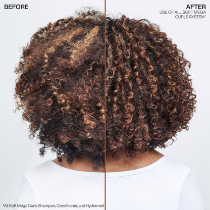 Redken All Soft Mega Curls – Sulfate‑Free Hydrating System for Curly & Coily Hair (Shampoo, Conditioner & Leave‑In)