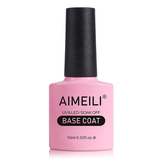 AIMEILI HEMA‑Free Base Coat – Vegan, Long‑Lasting 28+ Day Gel Foundation for Natural & Artificial Nails