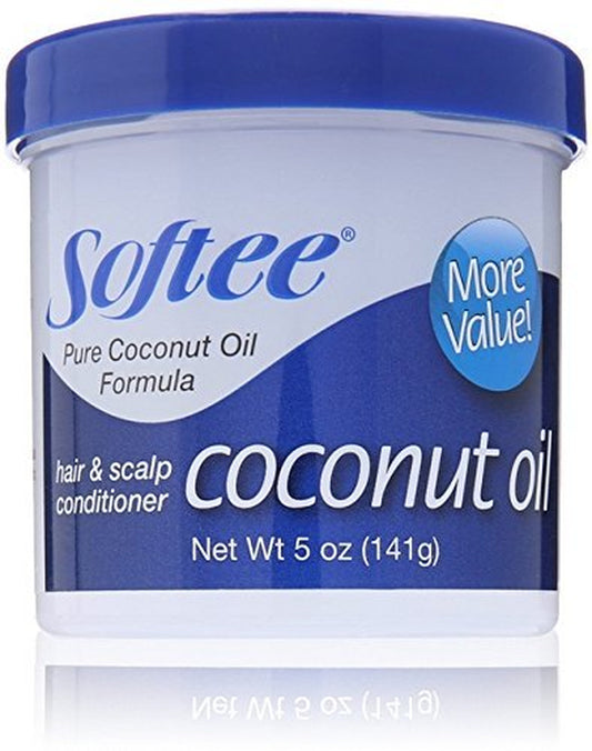 Softee Coconut Oil Hair & Scalp Conditioner – Moisturizing Coconut & Jojoba Formula for Soft, Healthy, Flake‑Free Hair