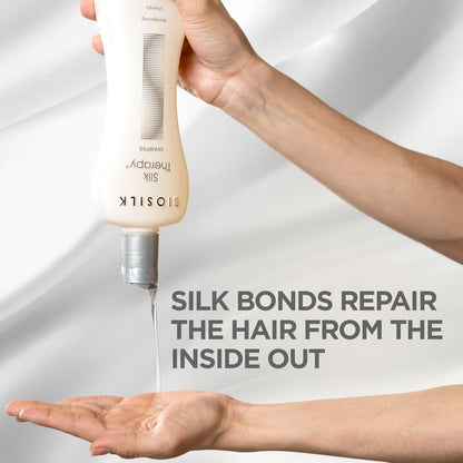 BioSilk Silk Therapy Shampoo – Gentle Cleansing with Silk Proteins for Soft, Shiny, Healthy‑Looking Hair (All Hair Types)