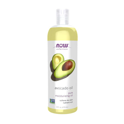 100% Pure Avocado Oil – Nutrient‑Rich, Hydrating Moisturizing Oil for Skin & Hair, 16 oz