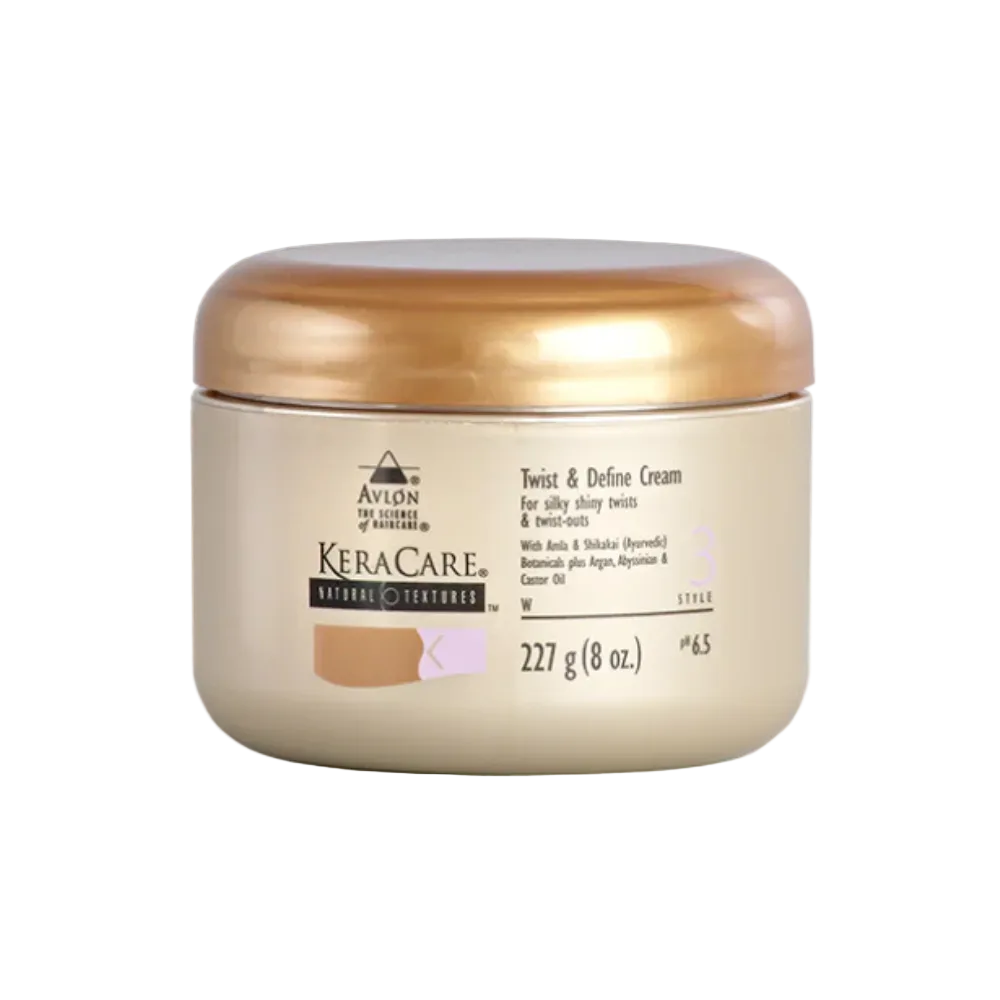 KeraCare Twist Define Cream 8oz for twist outs curls and natural hair definition