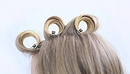 Double Prong Hair Clips – 1.75" Silver Metal Styling Clips for Holding Rollers & Sectioning Hair, Professional Salon Hair Clips for Women & Girls (80‑Count)