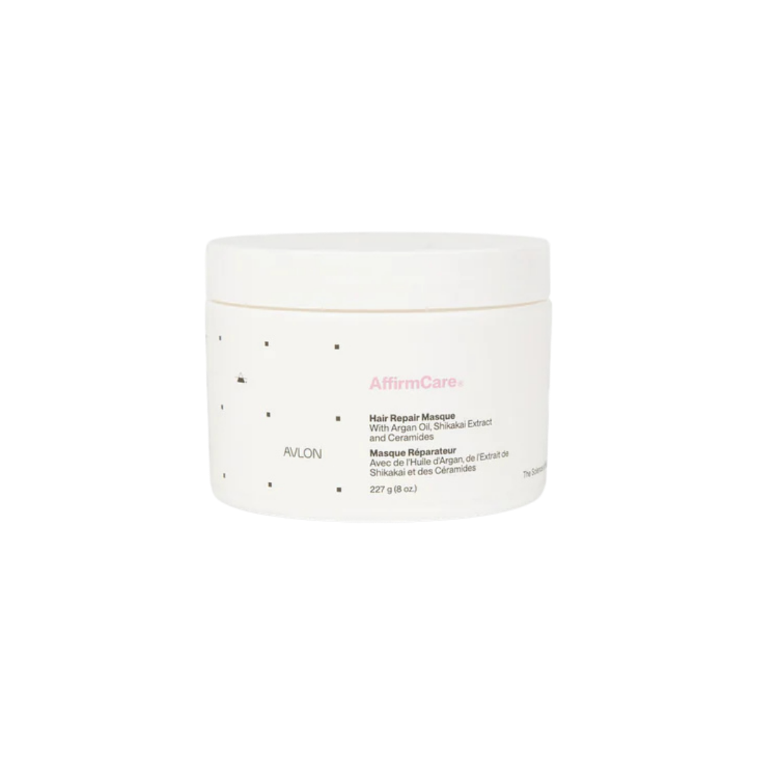 Avlon AffirmCare MoisturRight Hair Repair Masque 8oz deep conditioning treatment for dry damaged hair with argan oil and ceramides