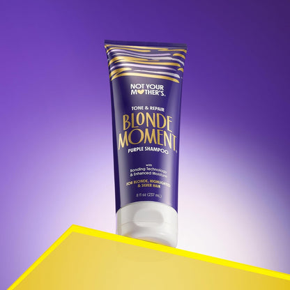 Not Your Mother’s Blonde Moment Purple Shampoo & Conditioner Set – Toning for Blonde, Silver & Lightened Hair