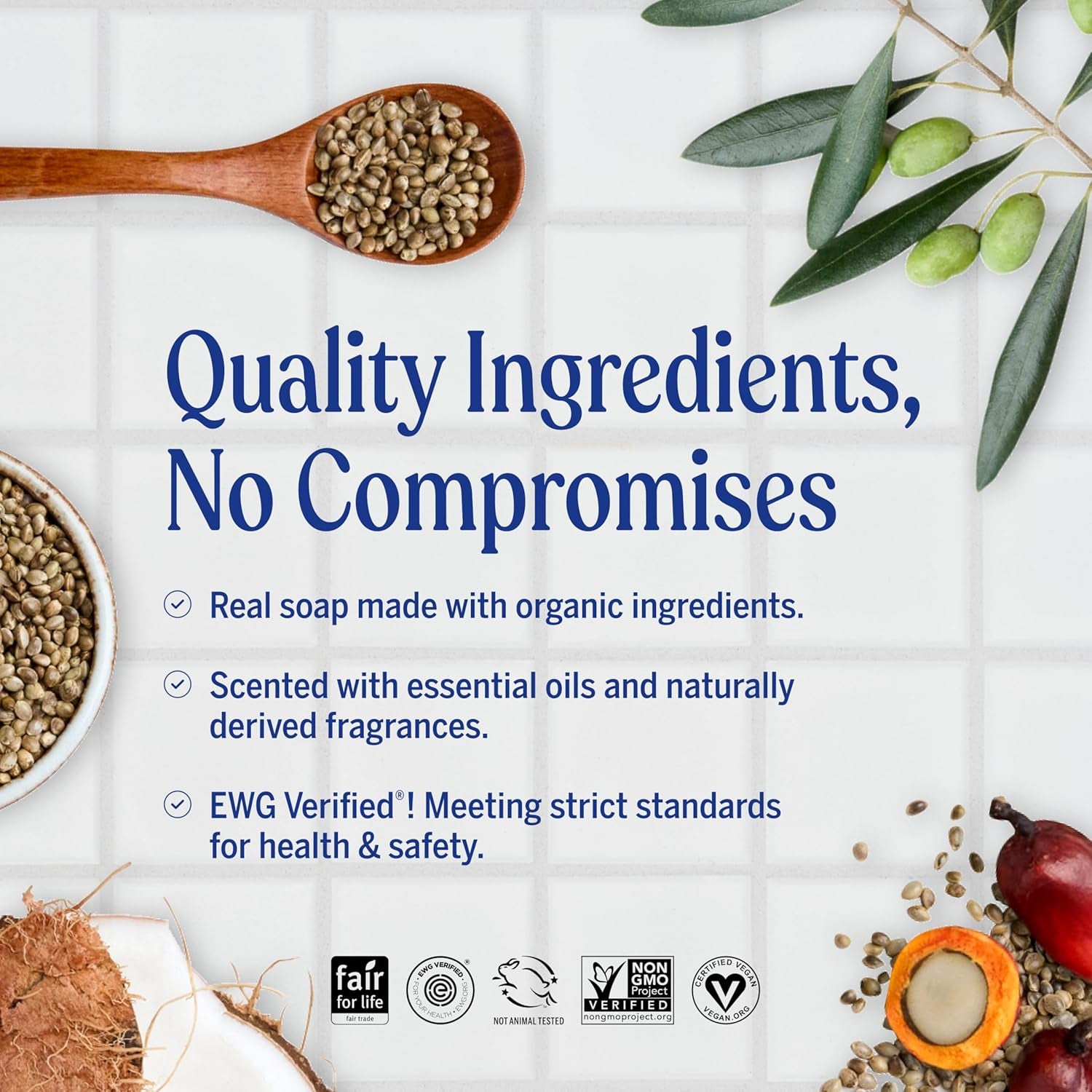 Unscented Pure‑Castile Magic Liquid Soap 32oz – 18‑in‑1 Organic Body Wash for Face, Hands & Sensitive Skin – Gentle Baby‑Safe Formula with Regenerative Organic Certified Oils