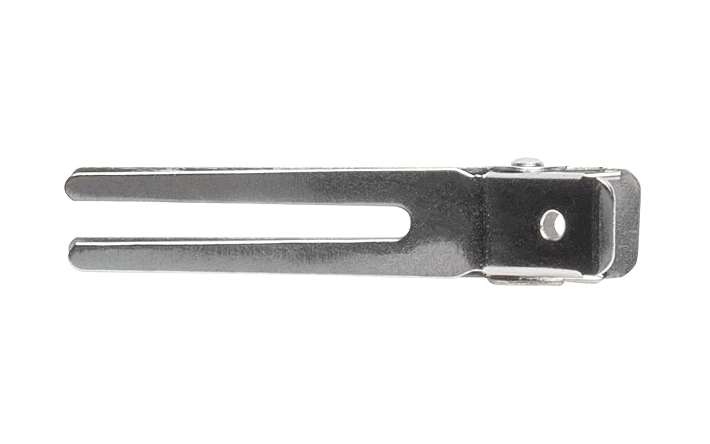 Double Prong Hair Clips – 1.75" Silver Metal Styling Clips for Holding Rollers & Sectioning Hair, Professional Salon Hair Clips for Women & Girls (80‑Count)