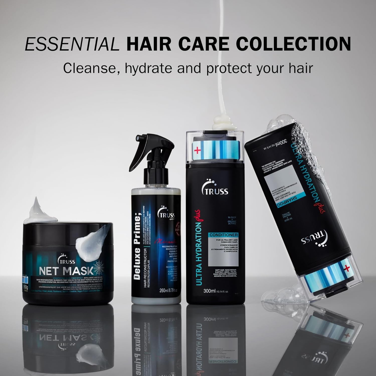 TRUSS Miracle Deep Moisturizing Shampoo – Intensive Repair for Extremely Damaged, Color‑Treated & Chemically Processed Hair