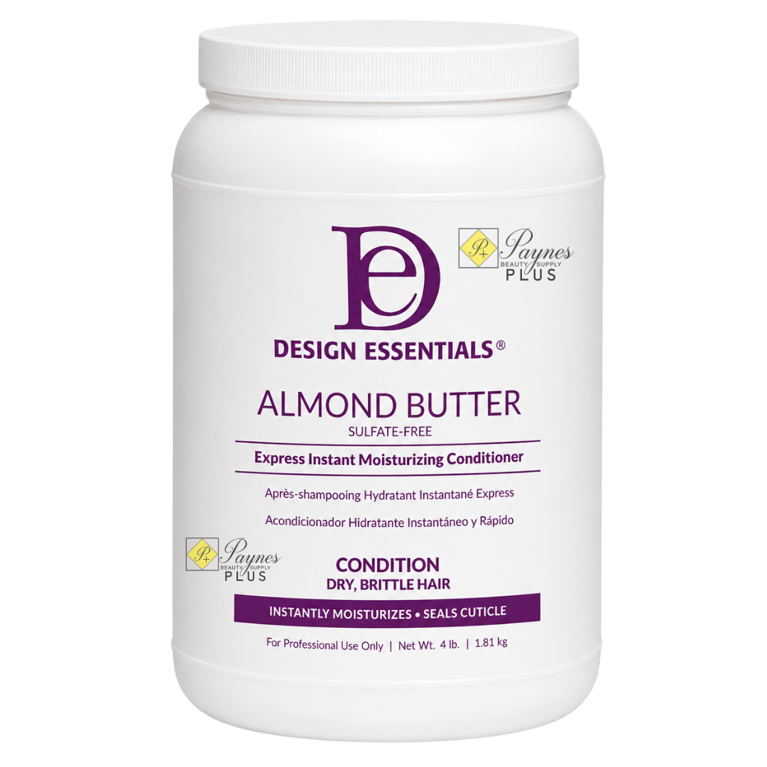 64oz Design Essentials Almond Butter Express Instant Moisturizing Conditioner for dry hair hydration, softness and detangling