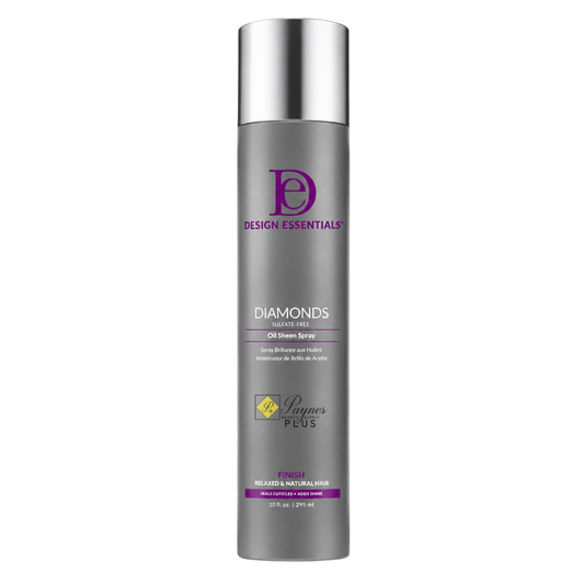 Design Essentials Diamonds Oil Sheen Spray 10 oz for lightweight shine, moisture and heat protection