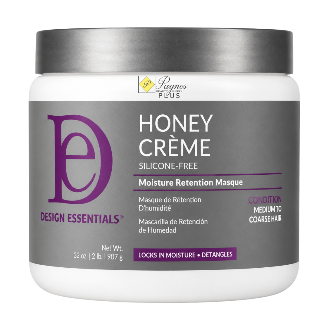 32oz Design Essentials Honey Crème Moisture Retention Masque deep conditioning treatment with honey and sunflower oil for dry damaged and coarse hair