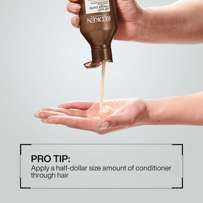 Redken All Soft Mega Curls – Sulfate‑Free Hydrating System for Curly & Coily Hair (Shampoo, Conditioner & Leave‑In)